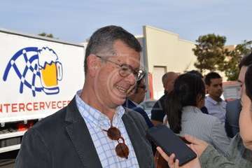 El Cabildo comprueba las obras en el polígono de Cruz de La Gallina y Salinetas (Foto TA)